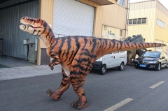 Traje de dinosaurio adulto caminando animatrónico T-rex