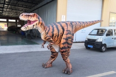 Traje de dinosaurio adulto caminando animatrónico T-rex