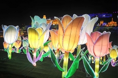 Zigong Manufacturer Flower Art Lantern for Park