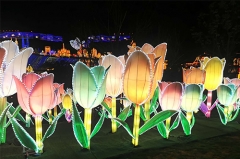 Zigong Manufacturer Flower Art Lantern for Park