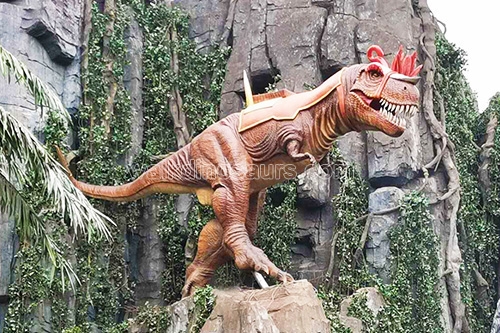T-rex animatrónico gigante para Parque de entretenimiento al aire libre