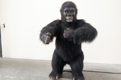 Equipo de entretenimiento parque de entretenimiento animatrónico gorila