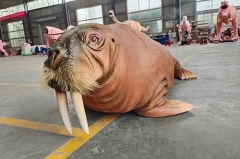 Customized Lifelike Vivid Walrus Costume for Stage Show