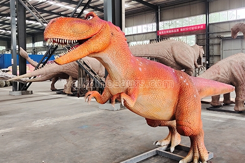 Parque infantil de dibujos animados animatronic modelo T-rex