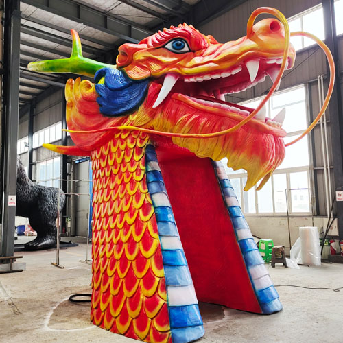 Puerta de dragón chino tradicional personalizada