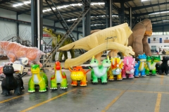 Indoor Games Children Ride On Dinosaur Battery Car For Malls