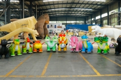 Indoor Games Children Ride On Dinosaur Battery Car For Malls