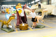 Dinosaur World Life-sized Animatronic Dinosaur For Sell