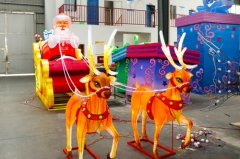 Christmas Decoration Lights Santa Claus, Elk, Sleigh Lights Group