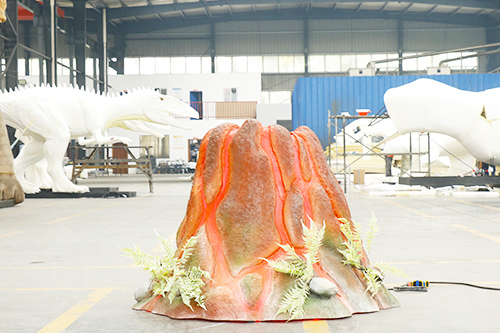 Amusement Park High Simulation Attractive Products Model Of Volcano