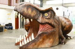 Jurassic Theme Park Gate Dinosaur Passage Model