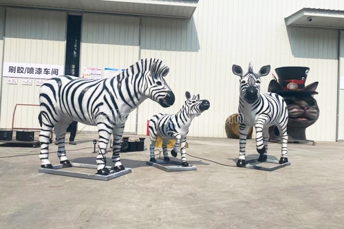 New customized animal zebra family
