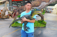 New pure silicone rubber dinosaur hand puppet in 3D mold