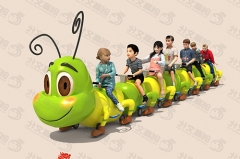 Green Caterpillar Train Rides for Kids