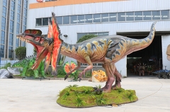 Dinosaurio del parque de atracciones más popular