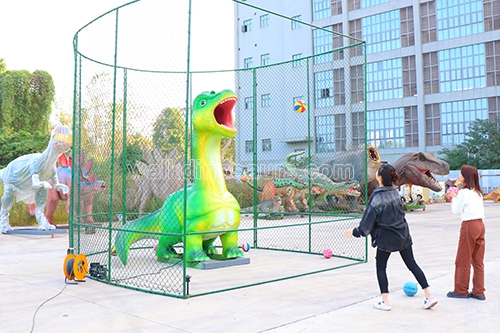 Dinosaurio del parque de atracciones más popular