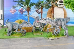 Dinosaurio del parque de atracciones más popular