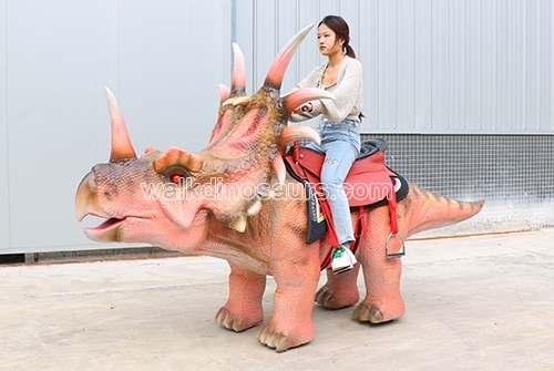 Walking Styracosaurus Rides