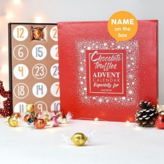 Custom Logo Colours Printing Paper Advent Calendar Cardboard Box