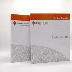 Print Custom New Design High Quality Cardboard Cover Folder A5 6 Ring Binder