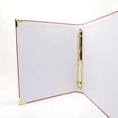 Print Custom New Design High Quality Cardboard Cover Folder A5 6 Ring Binder
