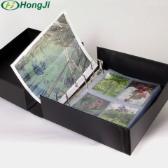 Cardboard File Box Ring Binder With Custom Printing