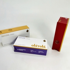 Childproof Custom Packaging 0.5ml 1ml Vape Cartridge Packaging Boxes Empty CBD Oil Cartridge Packaging