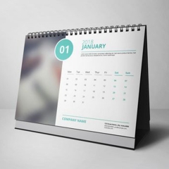 Custom Coated Art Paper Desk Stand Planner Calendars Printing with Logo