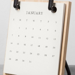 Custom Printing Desk Calendar With Paper Stand Printing Logo