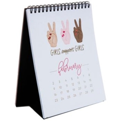 Foldable Cardboard Custom Photo Organizer Print Desk Calendar