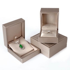 Custom Logo Printed Jewelry Box Small Paper Cardboard Ring Gift Packaging Wholesale