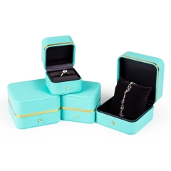 High Quality Slide Drawer Black Jewelry Box for Ring Necklace Earring Package Customize Logo Jewelry Box
