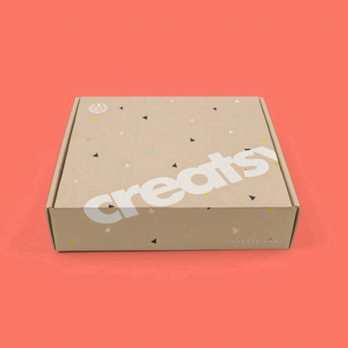 Custom Printed Corrugated Colorful Kraft Paper Package Shipping Mailer Box With Logo