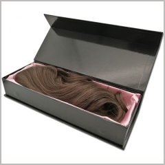 Luxury Hair Extension Packaging Box Wig Paper Gift Box With Logo