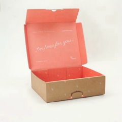 Hot Sale Logo Corrugated Colored Printed Customised Flat Mailing Boxes Mailer Boxes
