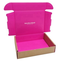 Hot Sale Logo Corrugated Colored Printed Customised Flat Mailing Boxes Mailer Boxes