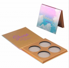 Colorful Wholesale High Pigment Private Label Cosmetics Makeup Custom Eyeshadow Palette