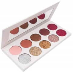 Hot Sale High Pigment Colors Makeup Private Label Eyeshadow Palette With Logo