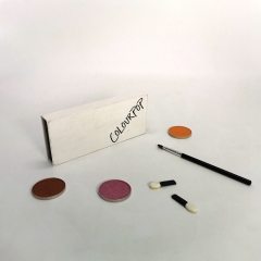 Paper Eyeshadow Palette Makeup Palette Private Label With Logo Printing