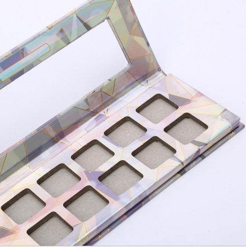 High Pigment Low Moq Private Label Eyeshadow Palette With Mirror