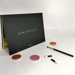 Private Label Smooth Texture High Pigment Matte Eyeshadow Palette WIth Logo