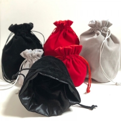 Wholesale Custom Luxury Velvet Drawstring Jewelry Pouch Bracelet Bag