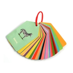 Custom New Design Children Learning Card Educational Flash Card Printing