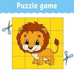 Wholesale Custom Printable Cardboard Paper Magnetic Jigsaw Puzzle For Kids