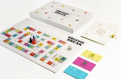 New Design Cardboard Handmade Board Game Manufacturing With Logo Printing