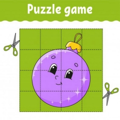 Cardboard Cartoon Puzzle Custom Children Jigsaw Puzzle With Logo Printing