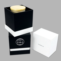 Different style Paper Packaging Luxury Candle Box With Hot Stamping