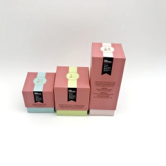 Custom Luxury Gift Paper Scent Candle Jar Boxes Packaging Candle Box For Candle