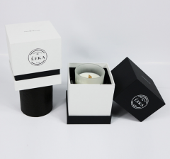 Paper Cosmetic Candles Perfume Packaging Boxes Magnetic Paper Packaging Box With Insert