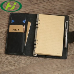 A4 Leather Compendium/pu Portfolio/file Folder With Logo Embossed